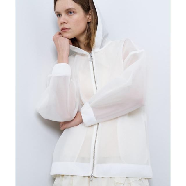 ランバン オン ブルー（LANVIN en Bleu）/シアーダンボールフーディー