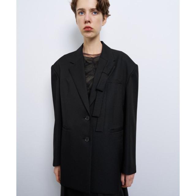 ランバン オン ブルー（LANVIN en Bleu）/リボンブローチテーラードジャケット_1