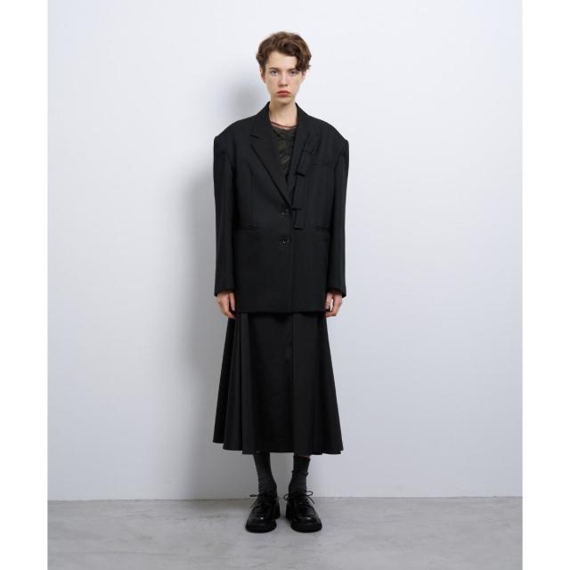 ランバン オン ブルー（LANVIN en Bleu）/リボンブローチテーラードジャケット_2