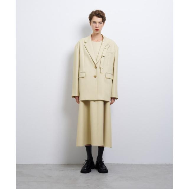 ランバン オン ブルー（LANVIN en Bleu）/リボンブローチテーラードジャケット_8