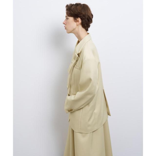 ランバン オン ブルー（LANVIN en Bleu）/リボンブローチテーラードジャケット_12