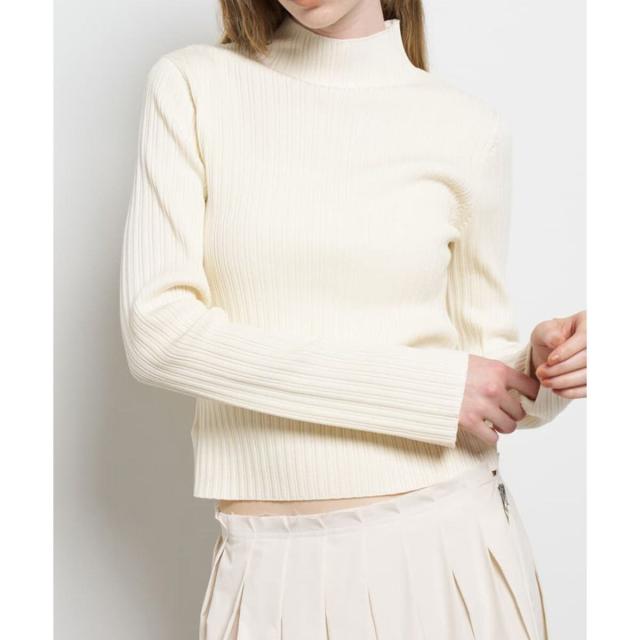 ランバン オン ブルー（LANVIN en Bleu）/ランダムリブハイネックニット_2