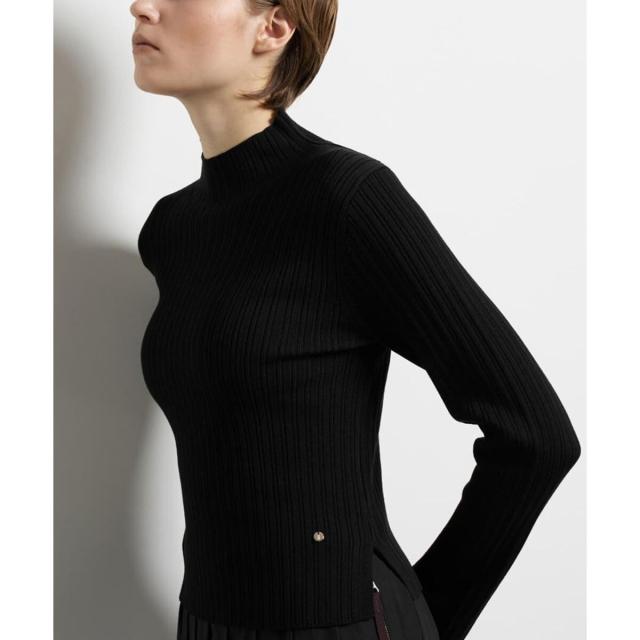 ランバン オン ブルー（LANVIN en Bleu）/ランダムリブハイネックニット_3