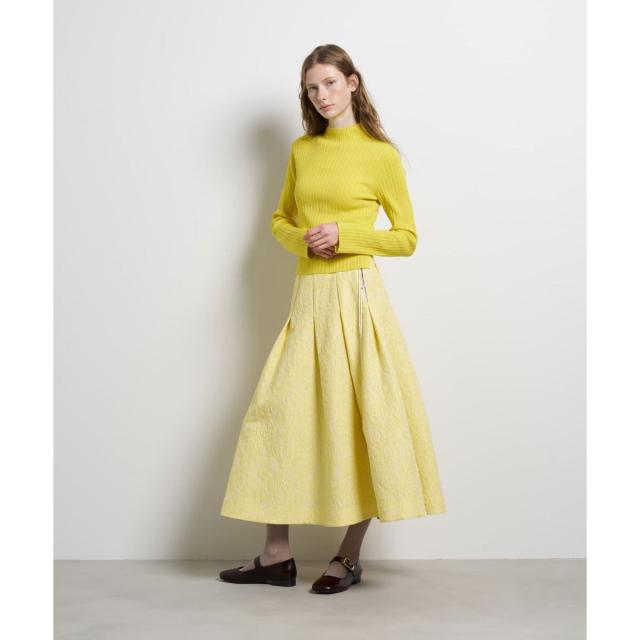 ランバン オン ブルー（LANVIN en Bleu）/ランダムリブハイネックニット_12