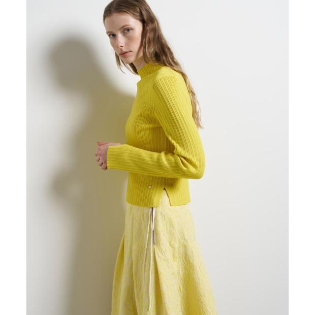ランバン オン ブルー（LANVIN en Bleu）/ランダムリブハイネックニット_16