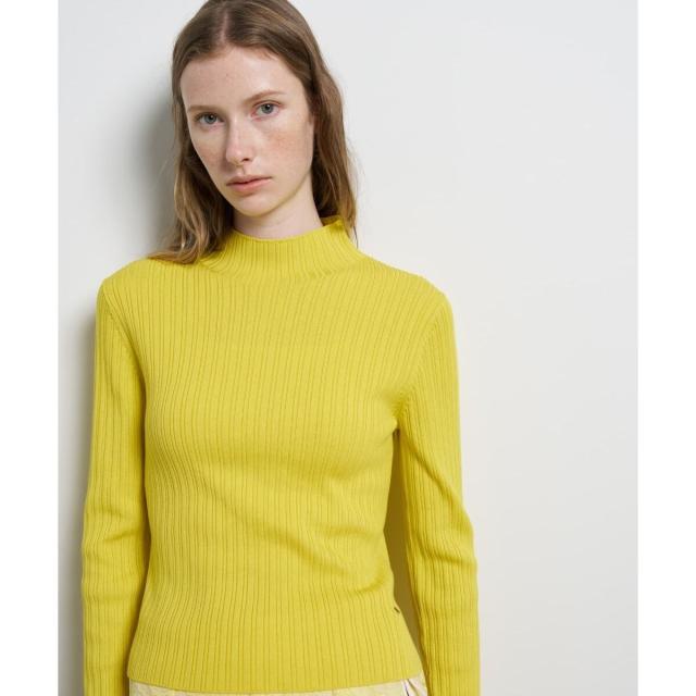 ランバン オン ブルー（LANVIN en Bleu）/ランダムリブハイネックニット_18