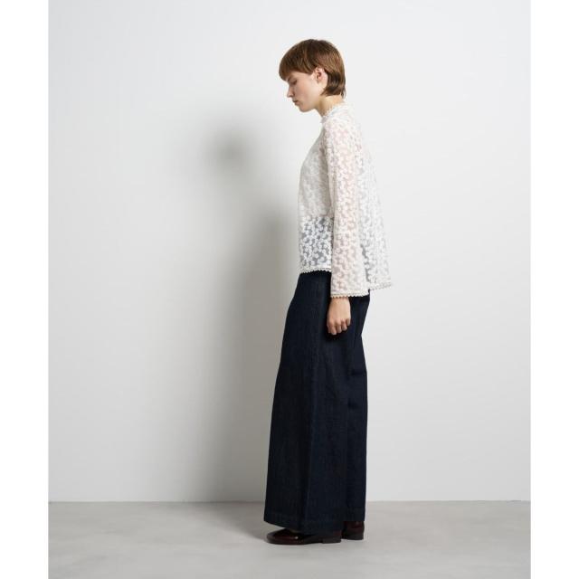 ランバン オン ブルー（LANVIN en Bleu）/フラワーチュールブラウス_3