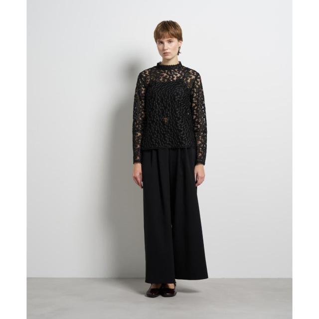 ランバン オン ブルー（LANVIN en Bleu）/フラワーチュールブラウス_11