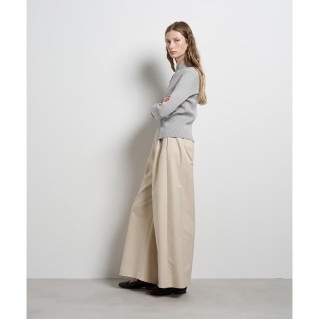 ランバン オン ブルー（LANVIN en Bleu）/ラメジップアップリブニット_4