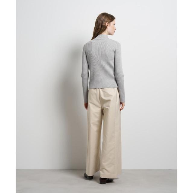 ランバン オン ブルー（LANVIN en Bleu）/ラメジップアップリブニット_5
