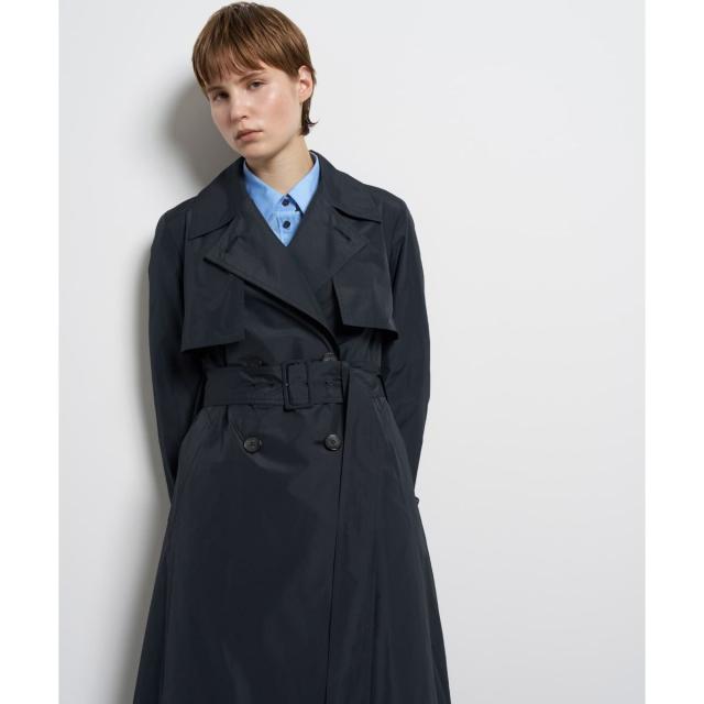 美品】LANVIN ランバン ネイビー ステンカラーコート ジャケット 