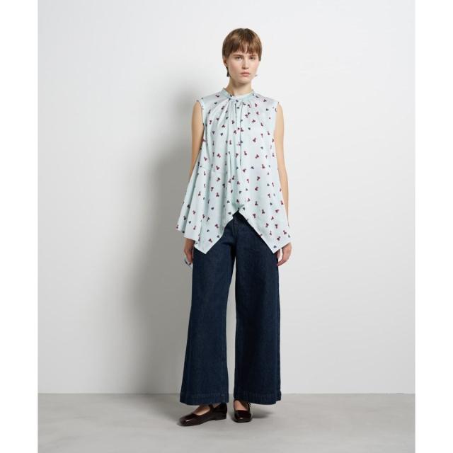 ランバン オン ブルー（LANVIN en Bleu）/Marina dot / Marina Heart ブラウス_9