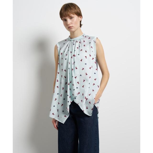 ランバン オン ブルー（LANVIN en Bleu）/Marina dot / Marina Heart ブラウス_12