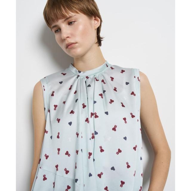 ランバン オン ブルー（LANVIN en Bleu）/Marina dot / Marina Heart ブラウス_15