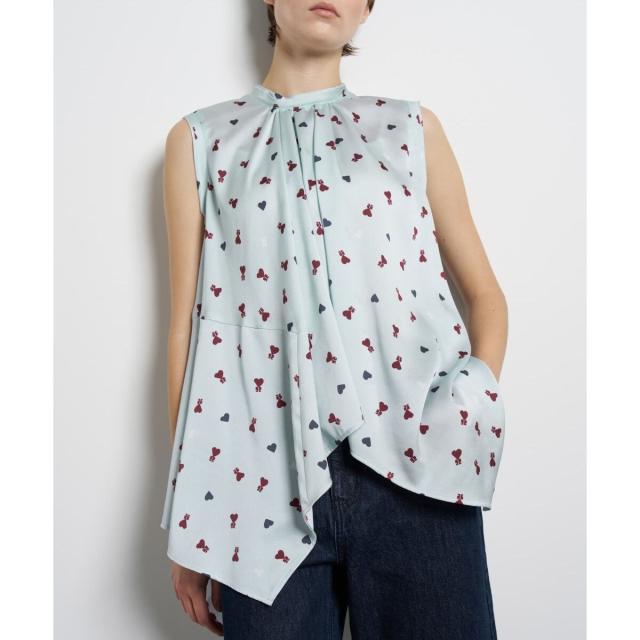 ランバン オン ブルー（LANVIN en Bleu）/Marina dot / Marina Heart ブラウス_16