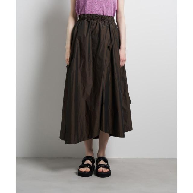 ランバン オン ブルー（LANVIN en Bleu）/メモリータフタ2WAYスカート