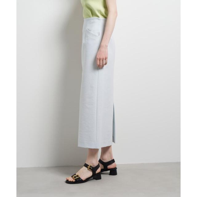 ランバン オン ブルー（LANVIN en Bleu）/ストレッチポンチタイトスカート_7
