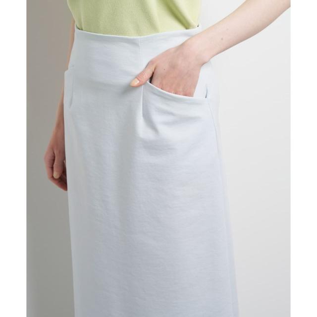 ランバン オン ブルー（LANVIN en Bleu）/ストレッチポンチタイトスカート_9