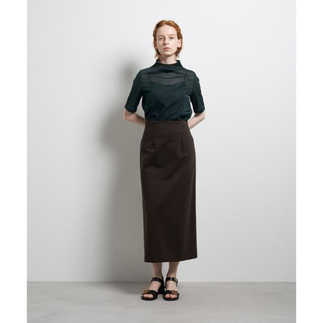 ランバン オン ブルー（LANVIN en Bleu）/ストレッチポンチタイトスカート_13