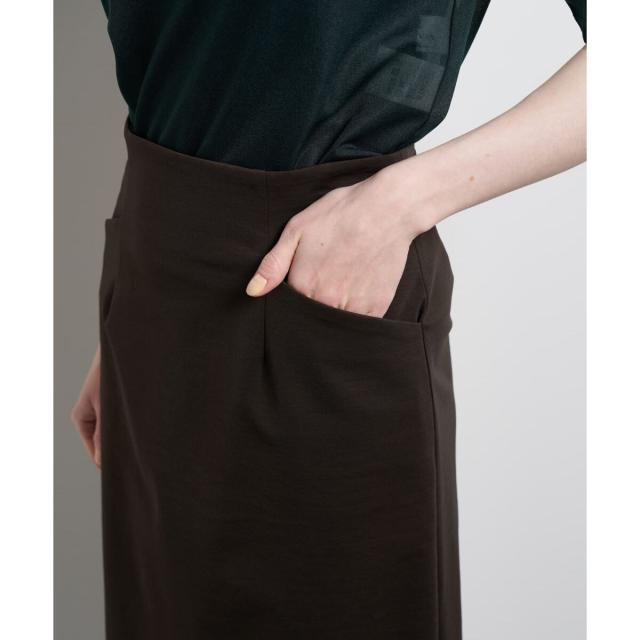 ランバン オン ブルー（LANVIN en Bleu）/ストレッチポンチタイトスカート_19