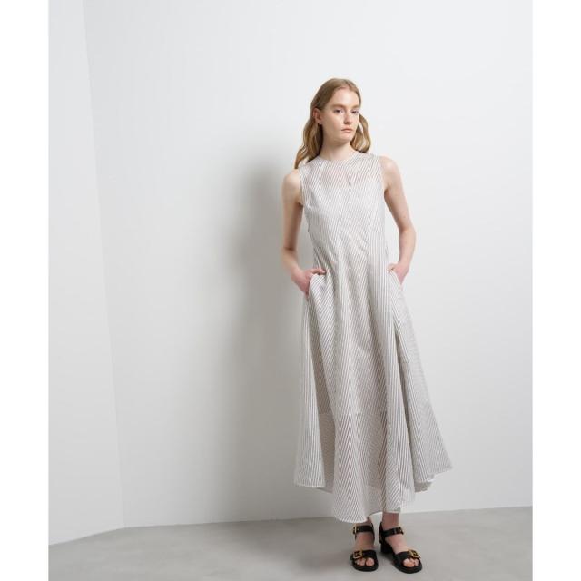 ランバン オン ブルー（LANVIN en Bleu）/エスカルゴフレアワンピース_13