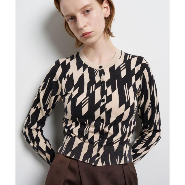 ランバン オン ブルー（LANVIN en Bleu）/Stone Pavingニットカーディガン