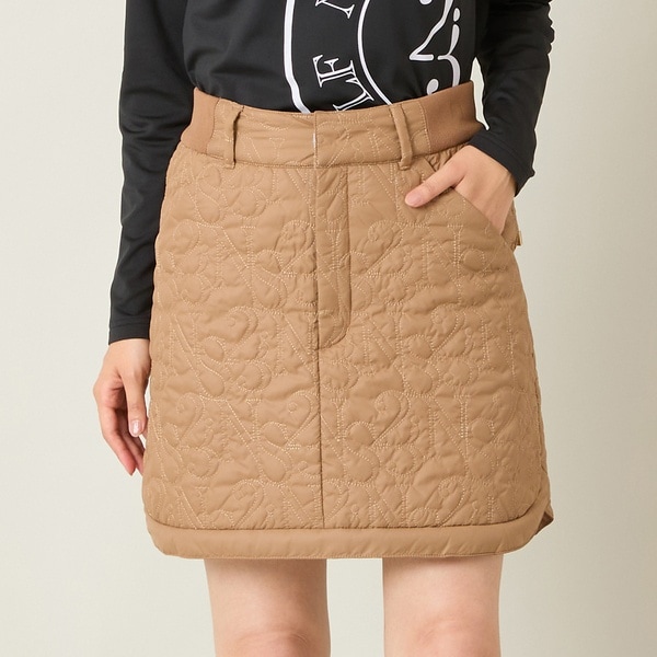 エヌエス23・パー・ニッサゴルフ　（NS23 par Nissa Golf）/【レディース】ロゴキルティング中綿スカート