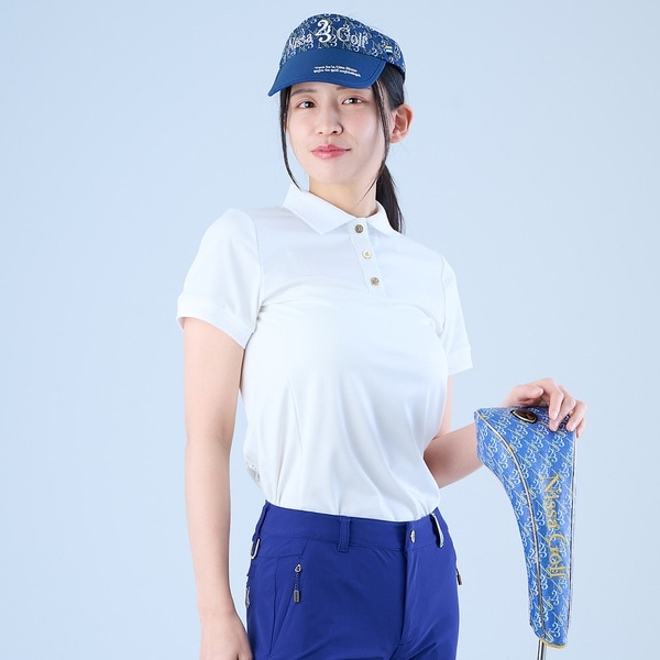 エヌエス23・パー・ニッサゴルフ　（NS23 par Nissa Golf）/【レディース】アドエルムポロシャツ