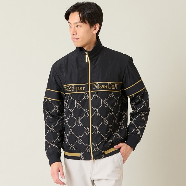 エヌエス23・パー・ニッサゴルフ　（NS23 par Nissa Golf）/【メンズ】モノグラムプリント中綿ブルゾン