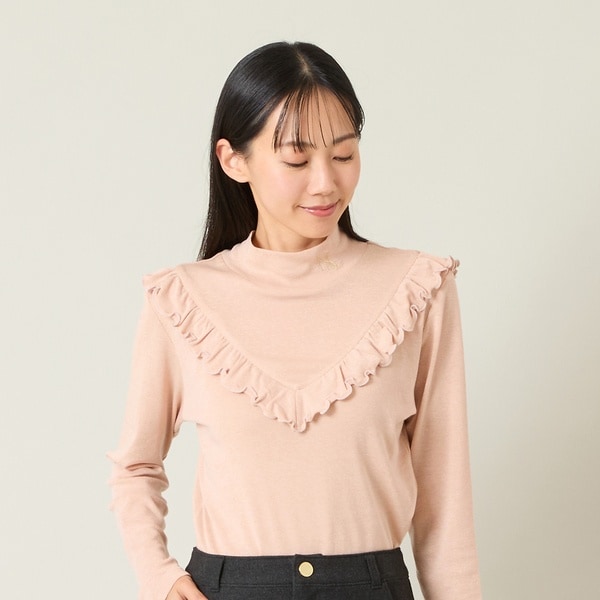 エヌエス23・パー・ニッサゴルフ　（NS23 par Nissa Golf）/【レディース】ラメ入り長袖モックネックインナー