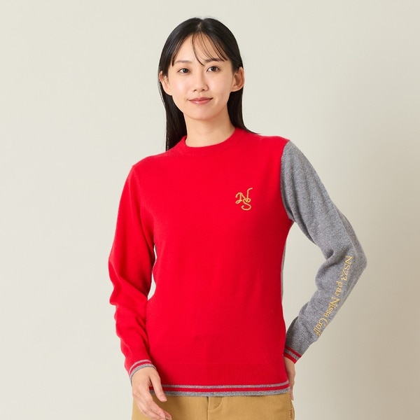 エヌエス23・パー・ニッサゴルフ　（NS23 par Nissa Golf）/【レディース】多色展開カシミヤニットセーター