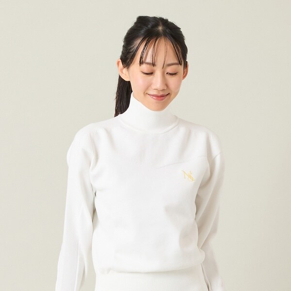 エヌエス23・パー・ニッサゴルフ　（NS23 par Nissa Golf）/【レディース】ホールガーメント長袖ニットトップス