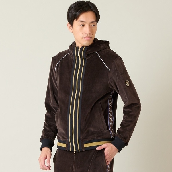 エヌエス23・パー・ニッサゴルフ　（NS23 par Nissa Golf）/【メンズ】ヘビーベロアブルゾン