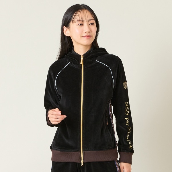 エヌエス23・パー・ニッサゴルフ　（NS23 par Nissa Golf）/【レディース】ヘビーベロアブルゾン