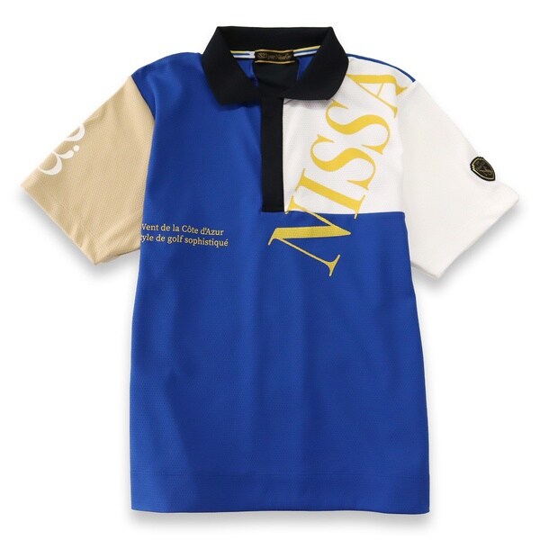 エヌエス23・パー・ニッサゴルフ　（NS23 par Nissa Golf）/【メンズ】ハニカムプリントポロシャツ_13