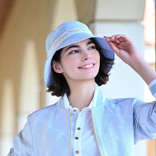 エヌエス23・パー・ニッサゴルフ　（NS23 par Nissa Golf）/米沢織ジャカードハット