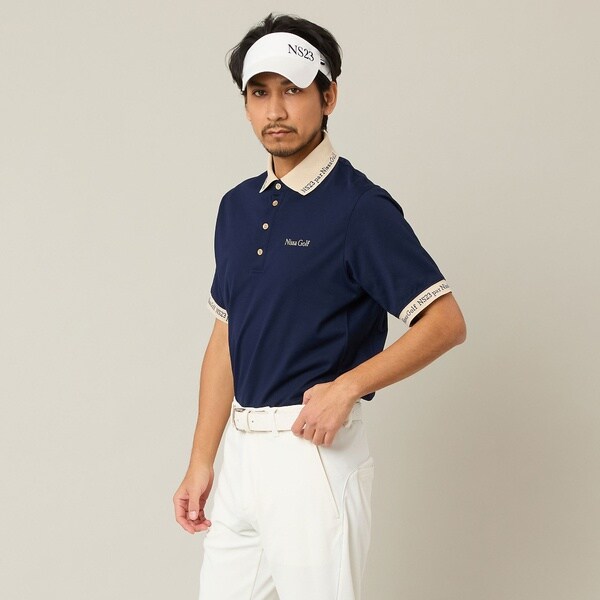 【NEW】エヌエス23・パー・ニッサゴルフ　（NS23 par Nissa Golf）/【Men’s】ロゴ襟アクティブポロシャツ_9