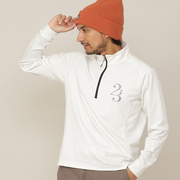 【NEW】エヌエス23・パー・ニッサゴルフ　（NS23 par Nissa Golf）/【Men’s／伸縮性◎】AddElm ハーフZIPモック