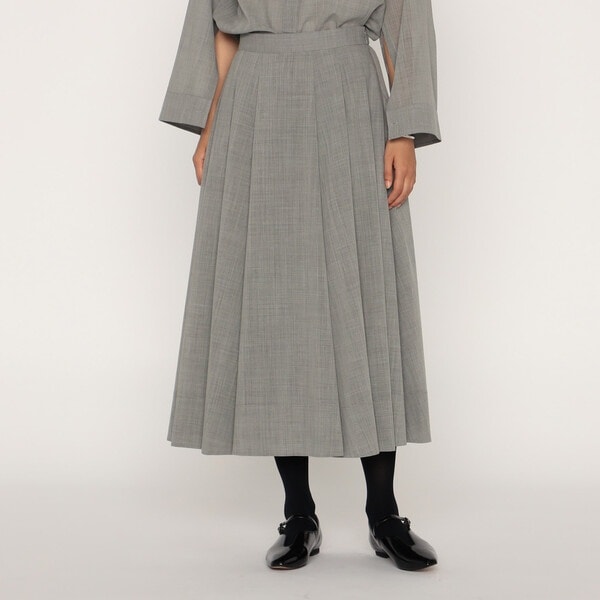 メゾンプラチナ（Maison Platinum）/ウールボイル タックスカート