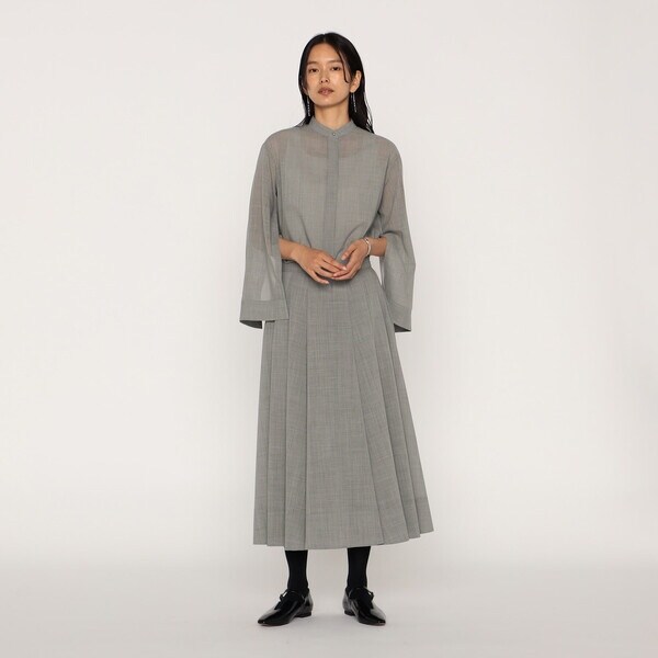 メゾンプラチナ（Maison Platinum）/ウールボイル タックスカートの