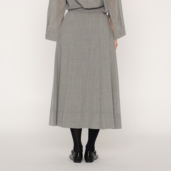 メゾンプラチナ（Maison Platinum）/ウールボイル タックスカート メゾンプラチナ（Maison Platinum）/ウールボイル タックスカートの