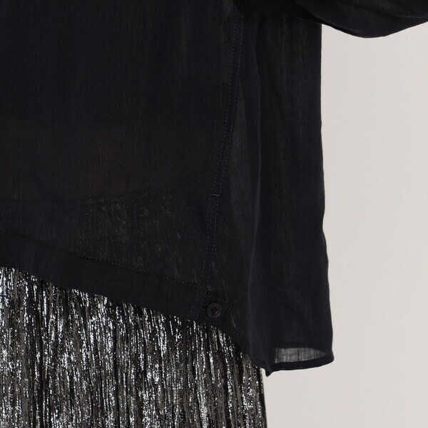 メゾンプラチナ（Maison Platinum）/ラミーちりめん シャツ