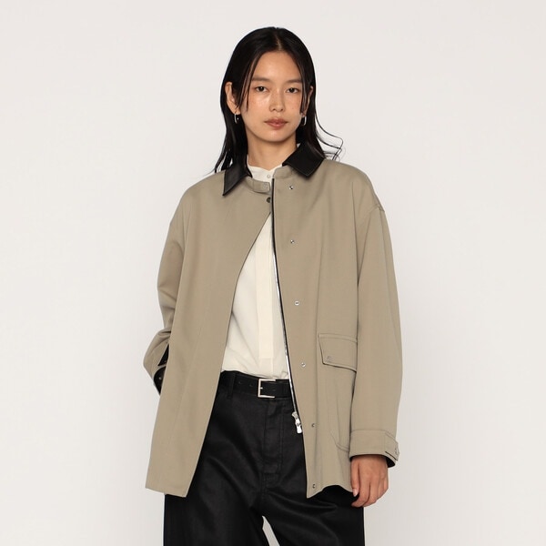 メゾンプラチナ（Maison Platinum）/高密度 梳毛ウールギャバ フィールドジャケット