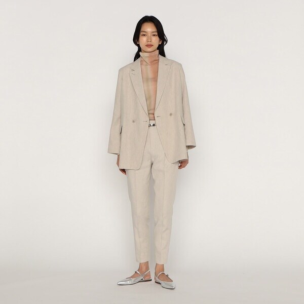 メゾンプラチナ（Maison Platinum）/リネンストレッチ平織り ダブル