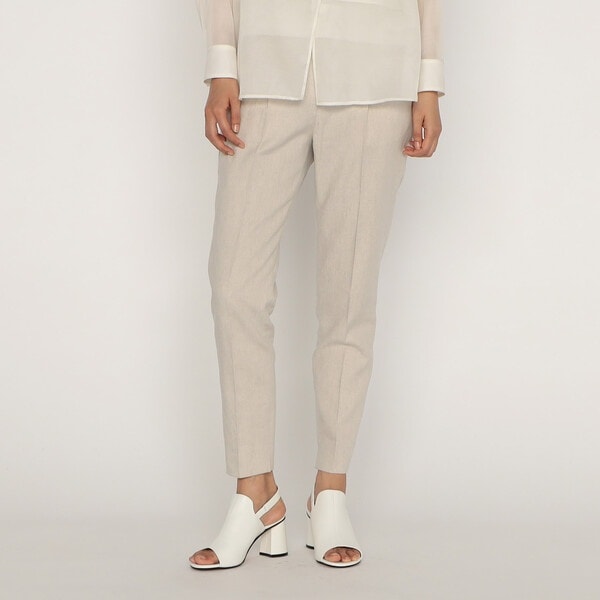 メゾンプラチナ（Maison Platinum）/【セットアップ対応】高密度リネンストレッチツイル テーパードパンツ