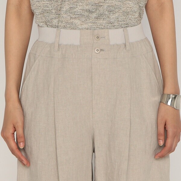 メゾンプラチナ（Maison Platinum）/リネンストレッチ平織り バレル