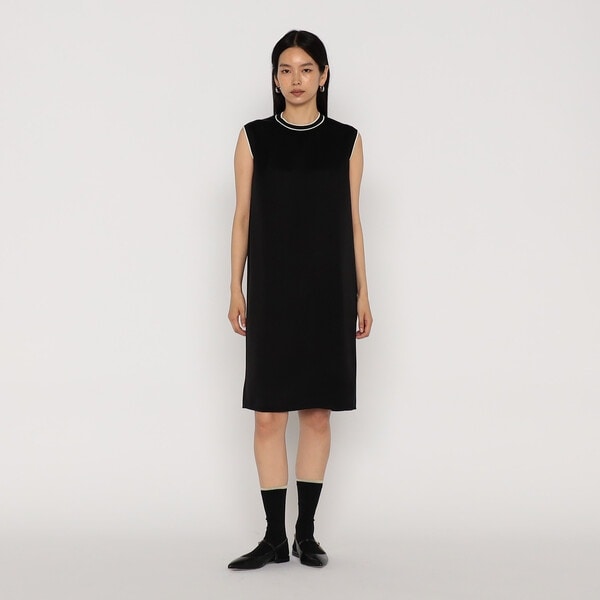 メゾンプラチナ（Maison Platinum）/トリアセテート/キュプラ サテンジョーゼット ドレス