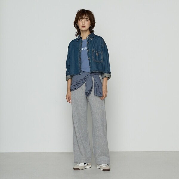 コムサワードローブ（COMME CA Wardrobe）/7．5ozデニム クロップト