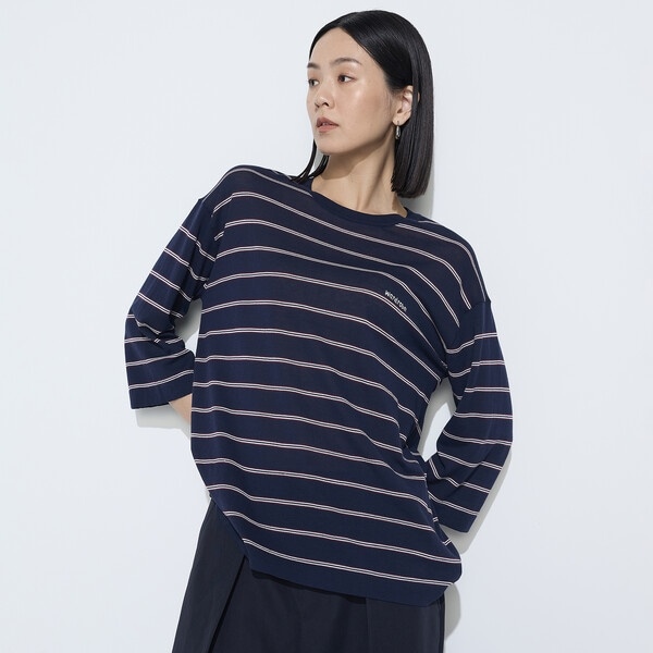 コムサワードローブ（COMME CA Wardrobe）/モダールコットン14G天竺 ニットプルオーバー