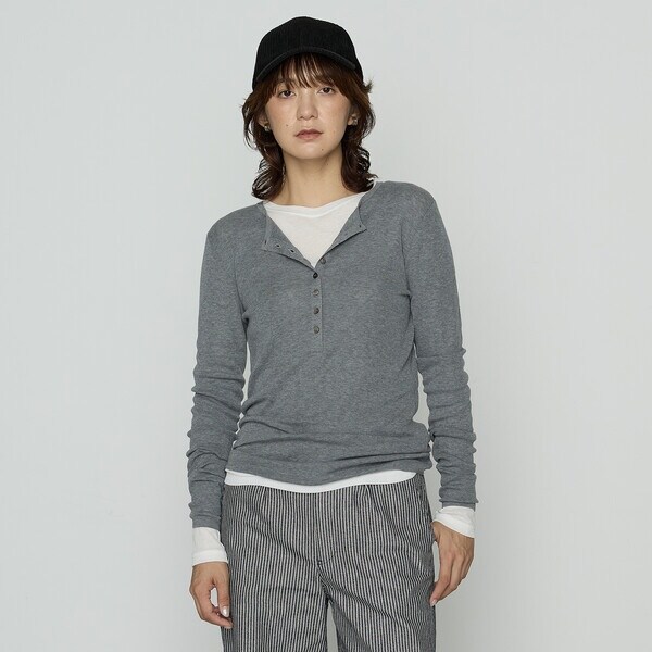 コムサワードローブ（COMME CA Wardrobe）/14G総針編 ニットプルオーバー